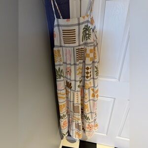 Patterned Maxi Dress - Multicolor